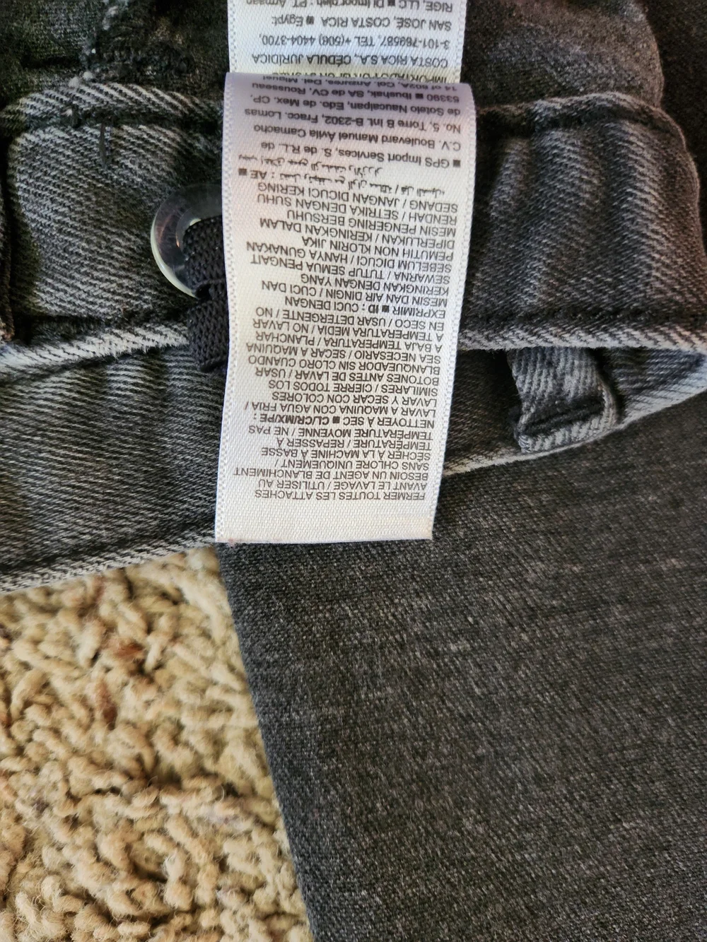 Old Navy Gray Girls Jeans with Floral Embroidery Size 5T